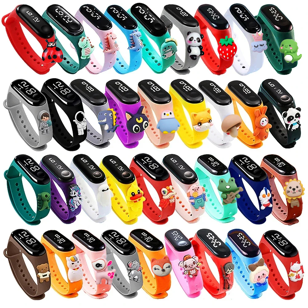 Smartwatch Watches For Kids - Waterproof Children Smart Touch Led Watch