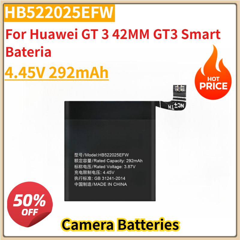 Smartwatch I Watches - New HB522025EFW 4.45V 292mAh Replacement Watch