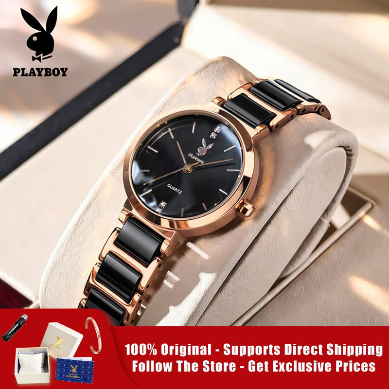 Luxury Ceramic Watch - PLAYBOY 3128 Brand original authentic watch