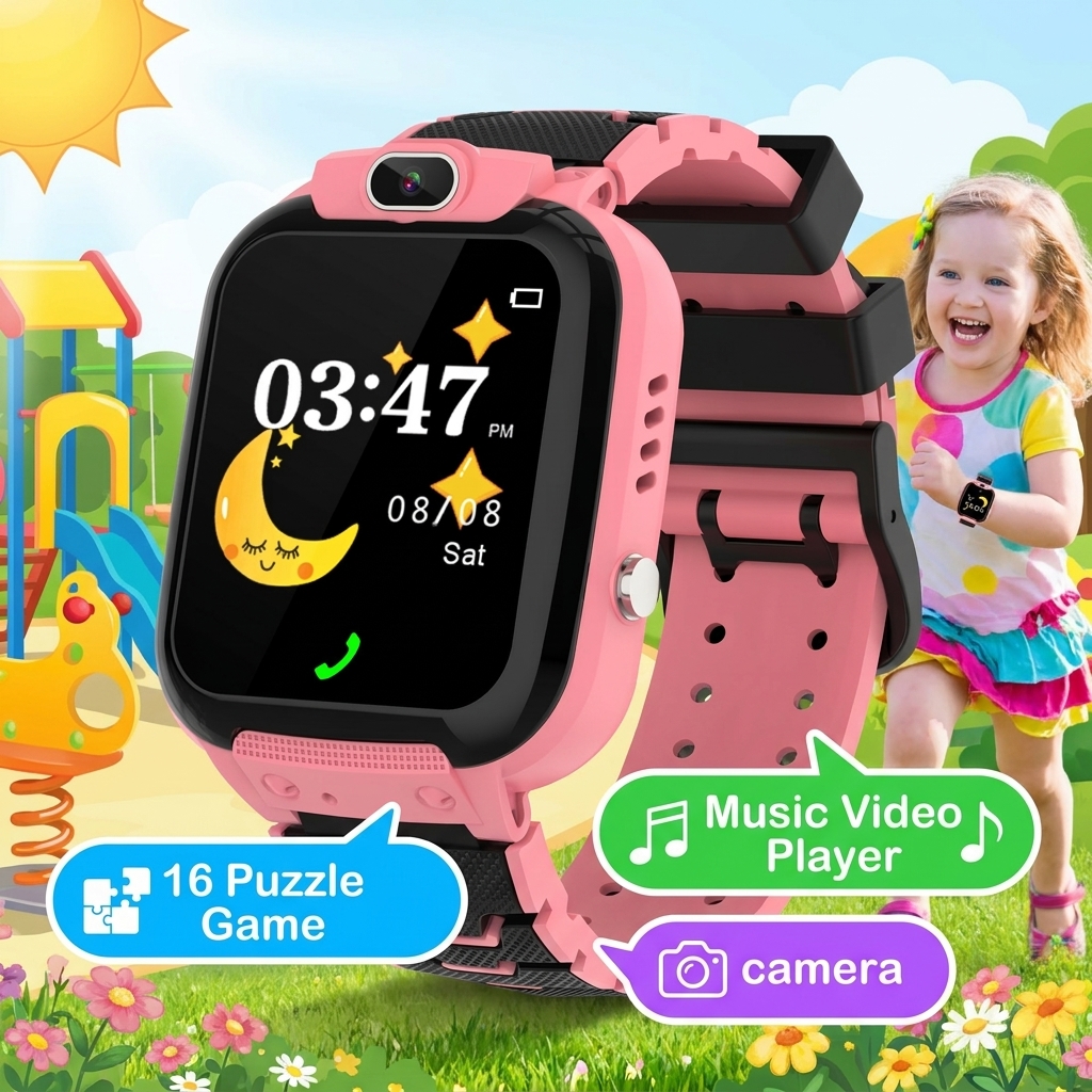 Smartwatch Watches Birthday Gift For Boys - Smart Watch Kids 1.44' HD Screen