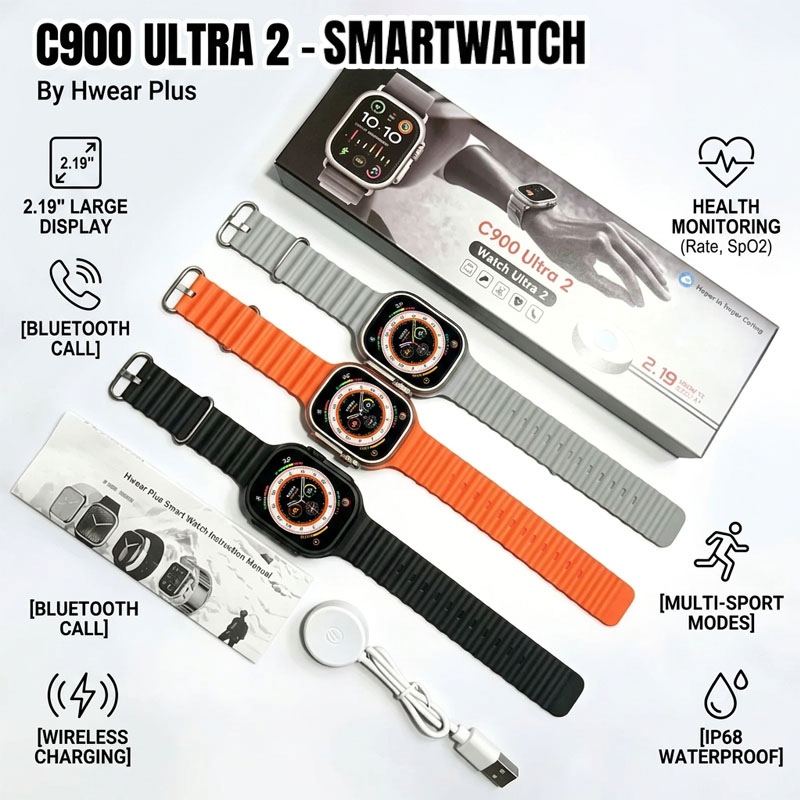 Smartwatch New Watches For Women - New C900 Ultra 2 Smart Watch