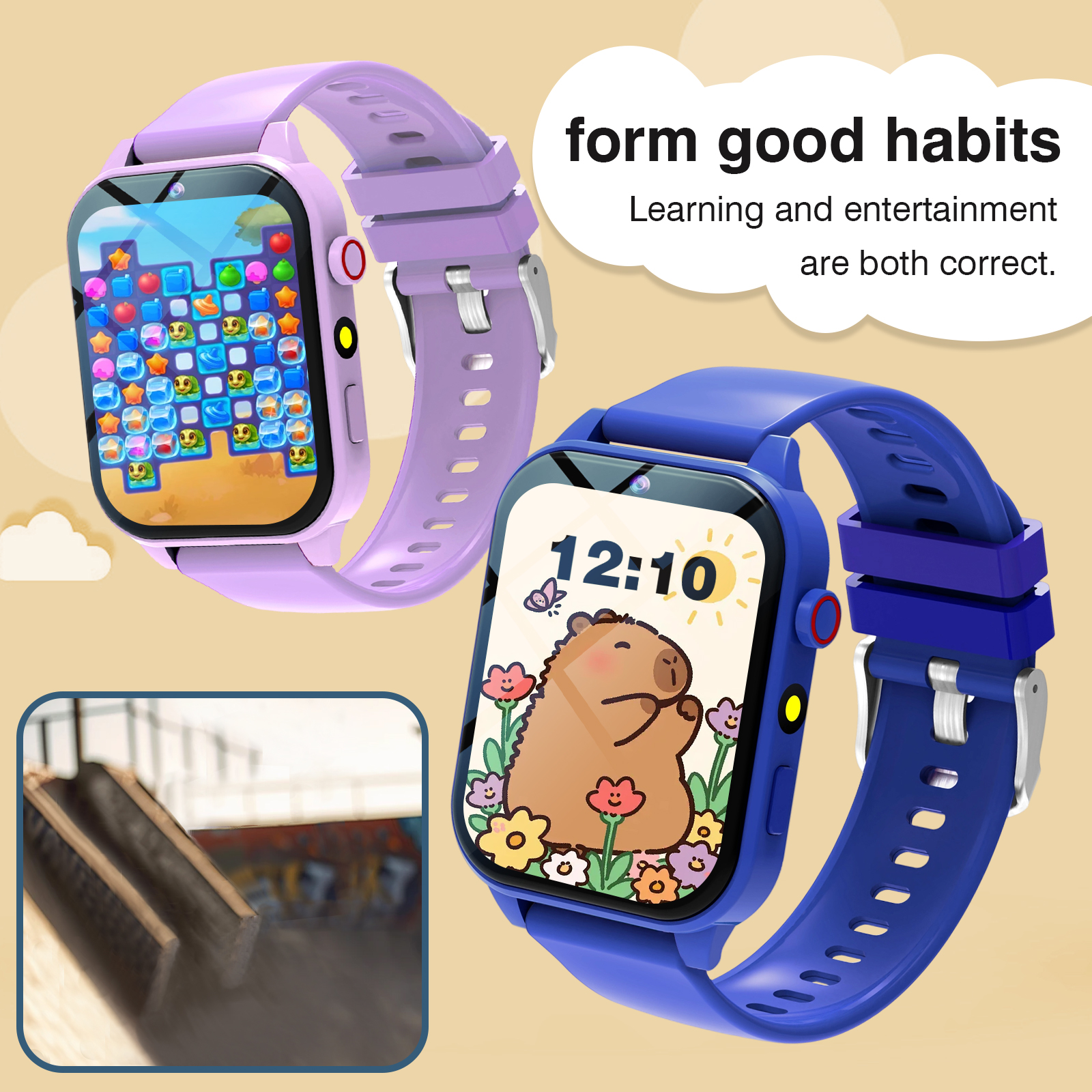 Smartwatch Watches For Kids - Kids′s Smart Watch 18 Games Camera