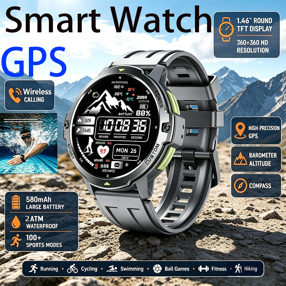 NEW 6-Axis Gyroscope Military  - Smartwatch Timex Watches For Men ulasan dan harga