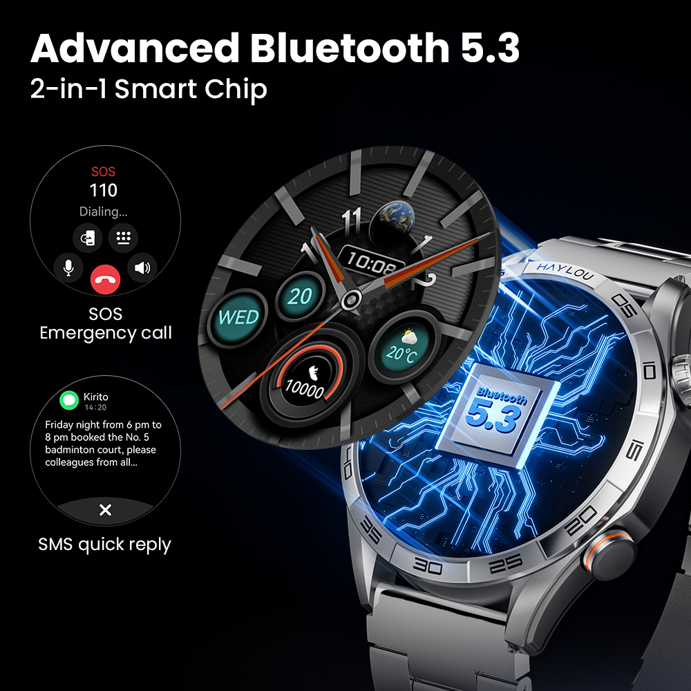 HAYLOU Solar 5 Voice Calling S - Watch Esim ulasan dan harga