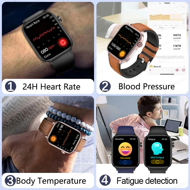 2025 New For XIAOM1 ECG+PPG Bl - Smartwatch Professional Watches For Men ulasan dan harga