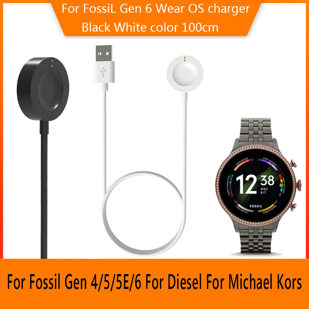 USB Magnetic Fast Charge Charg - Fossil Watches Smartwatch Charger ulasan dan harga