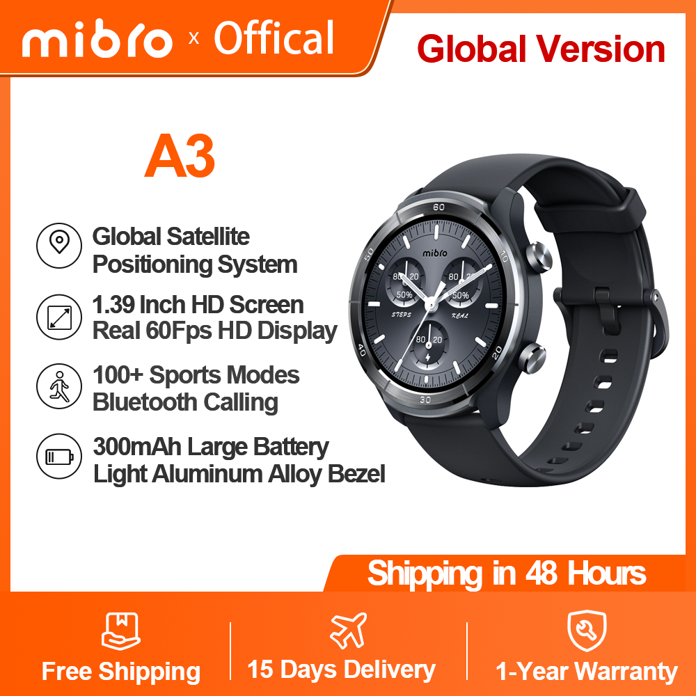 Mibro A3 Smartwatch Super Ligh - Watch Esim ulasan dan harga