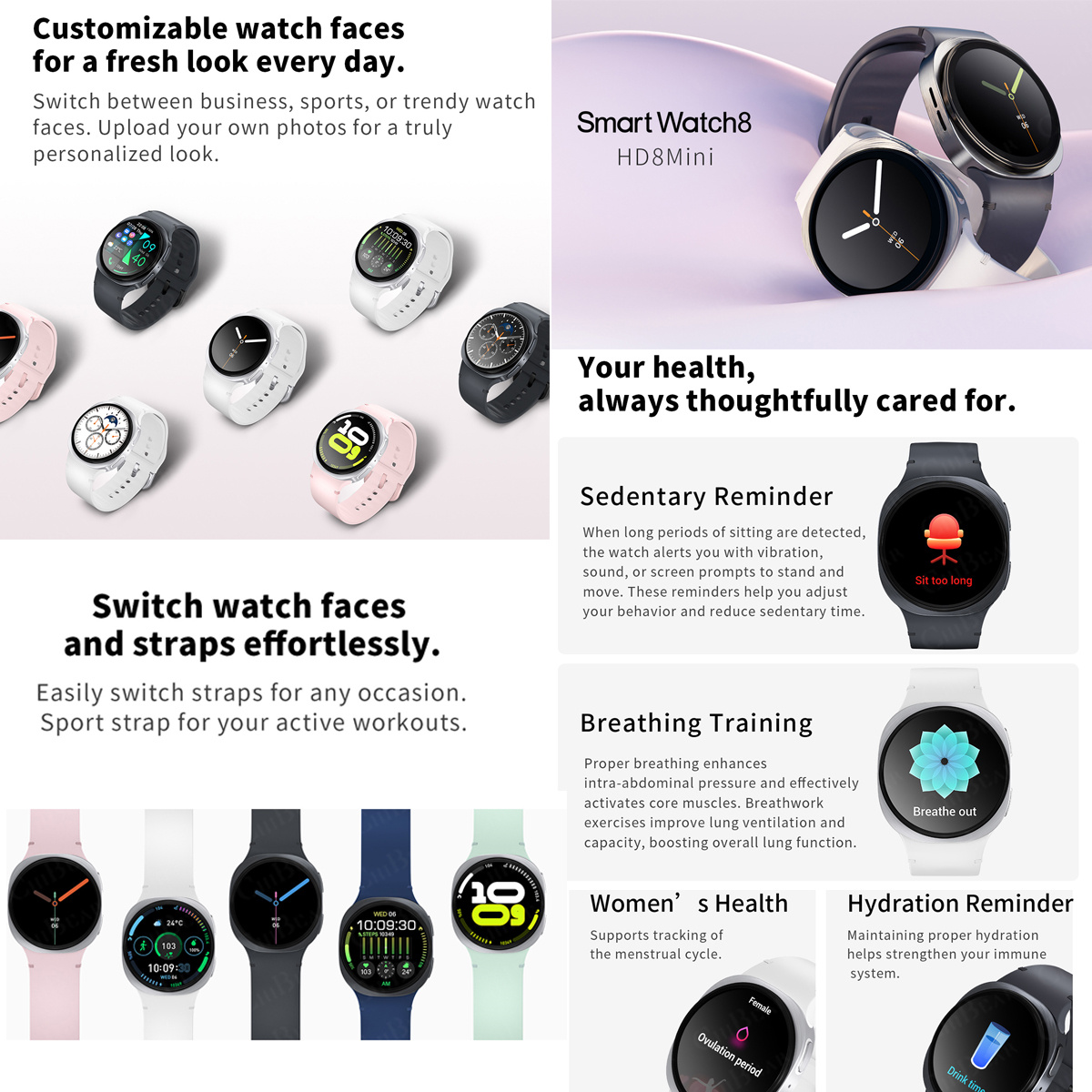2026 New Watches 8 Mini GPS Tr - Smartwatch Professional Watches For Men ulasan dan harga