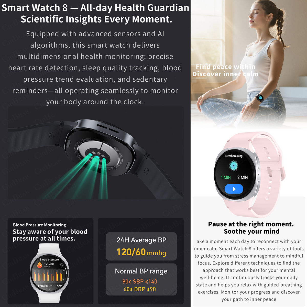 2026 New Watches 8 Mini GPS Tr - Smartwatch Professional Watches For Men ulasan dan harga