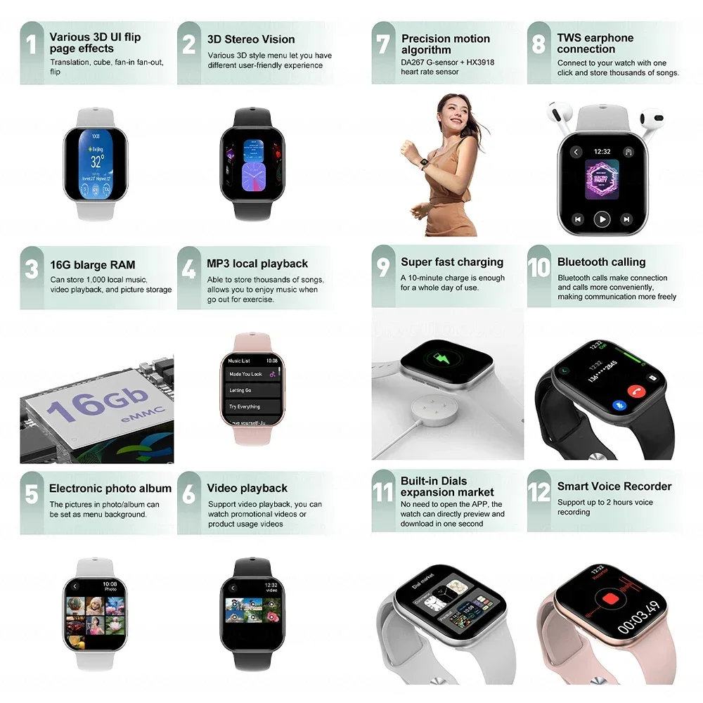 2025 New Original for Apple DT - Smartwatch New Watches For Women ulasan dan harga