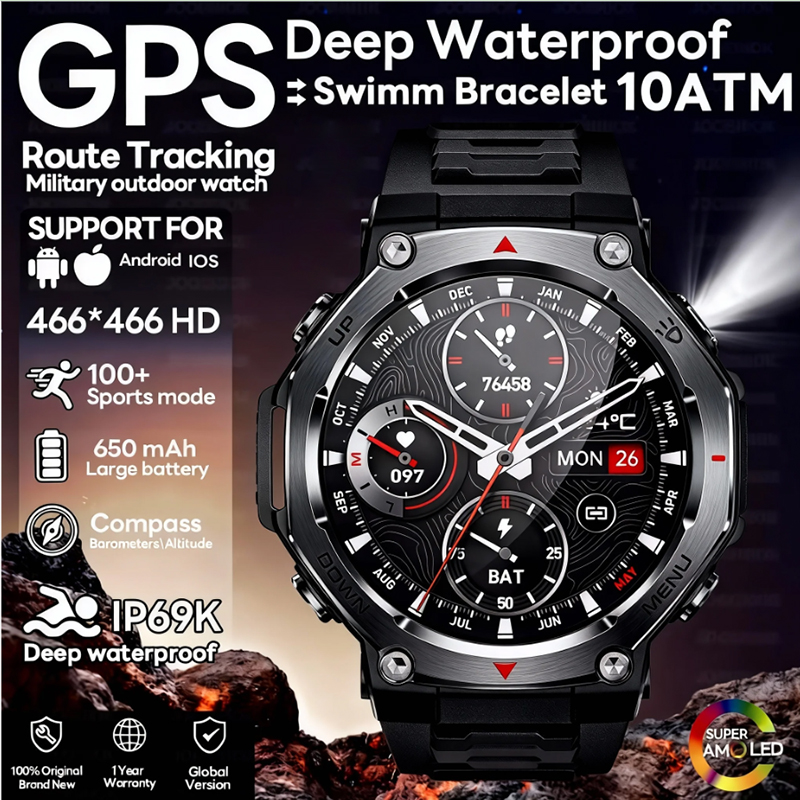 2026 New T-Rex 3 Ultra Outdoor - Smartwatch Professional Watches For Men ulasan dan harga