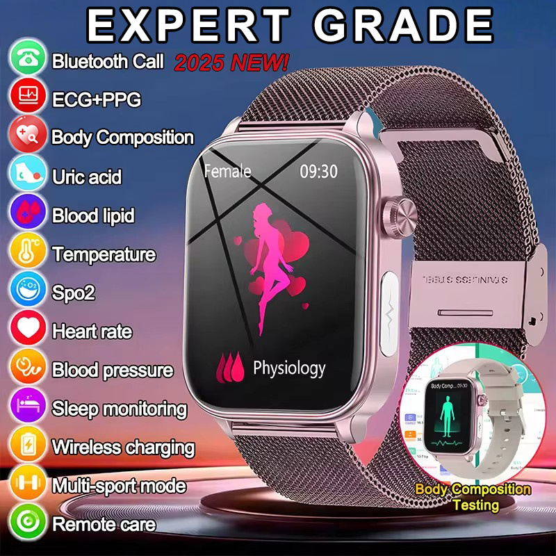 2025 New ECG+PPG Monitoring Sm - Smartwatch New Watches For Women ulasan dan harga