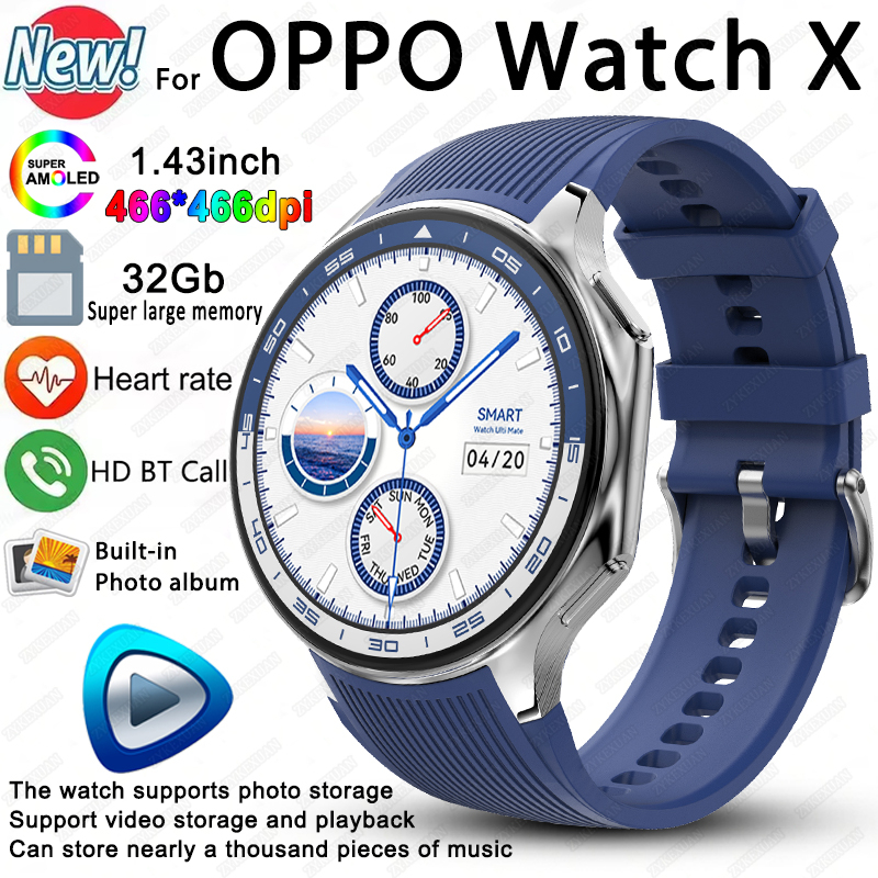 2025 New For OPPO IOS Watch X  - Smartwatch Timex Watches For Men ulasan dan harga