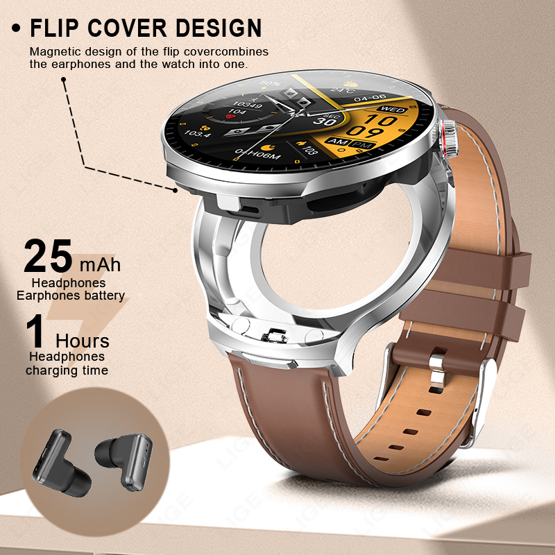 NEW Smart Watch Earphone Men T - Smartwatch Noise Watches For Men ulasan dan harga