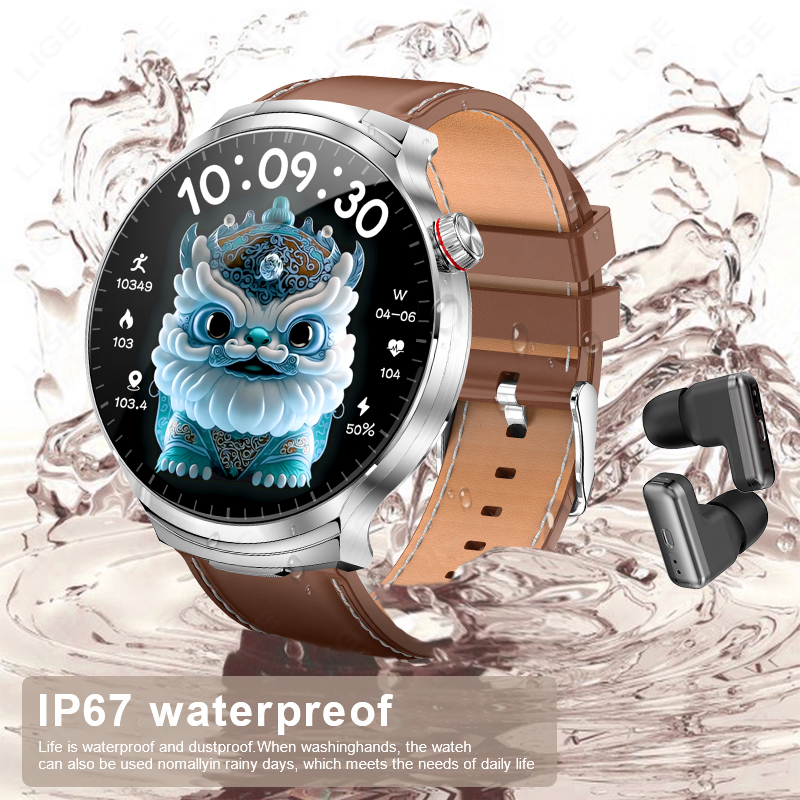 NEW Smart Watch Earphone Men T - Smartwatch Noise Watches For Men ulasan dan harga