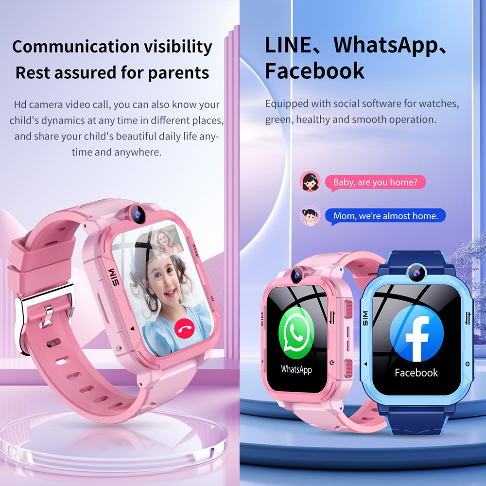 Children Smart Watch 4G GPS Wi - Smartwatch Watches Birthday Gift For Boys ulasan dan harga