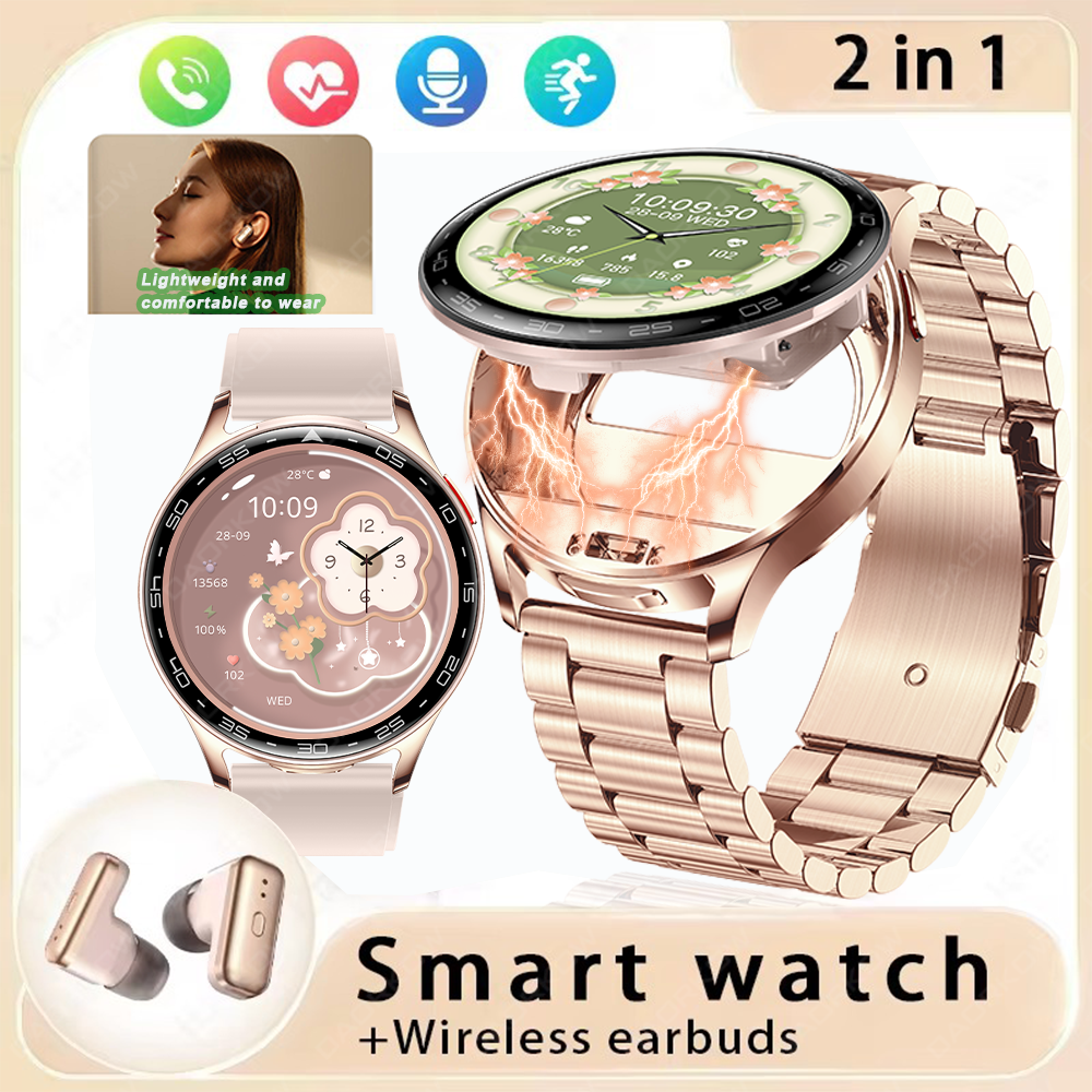 2-In-1 TWS Headset SmartWatch  - Smartwatch Noise Watches For Men ulasan dan harga