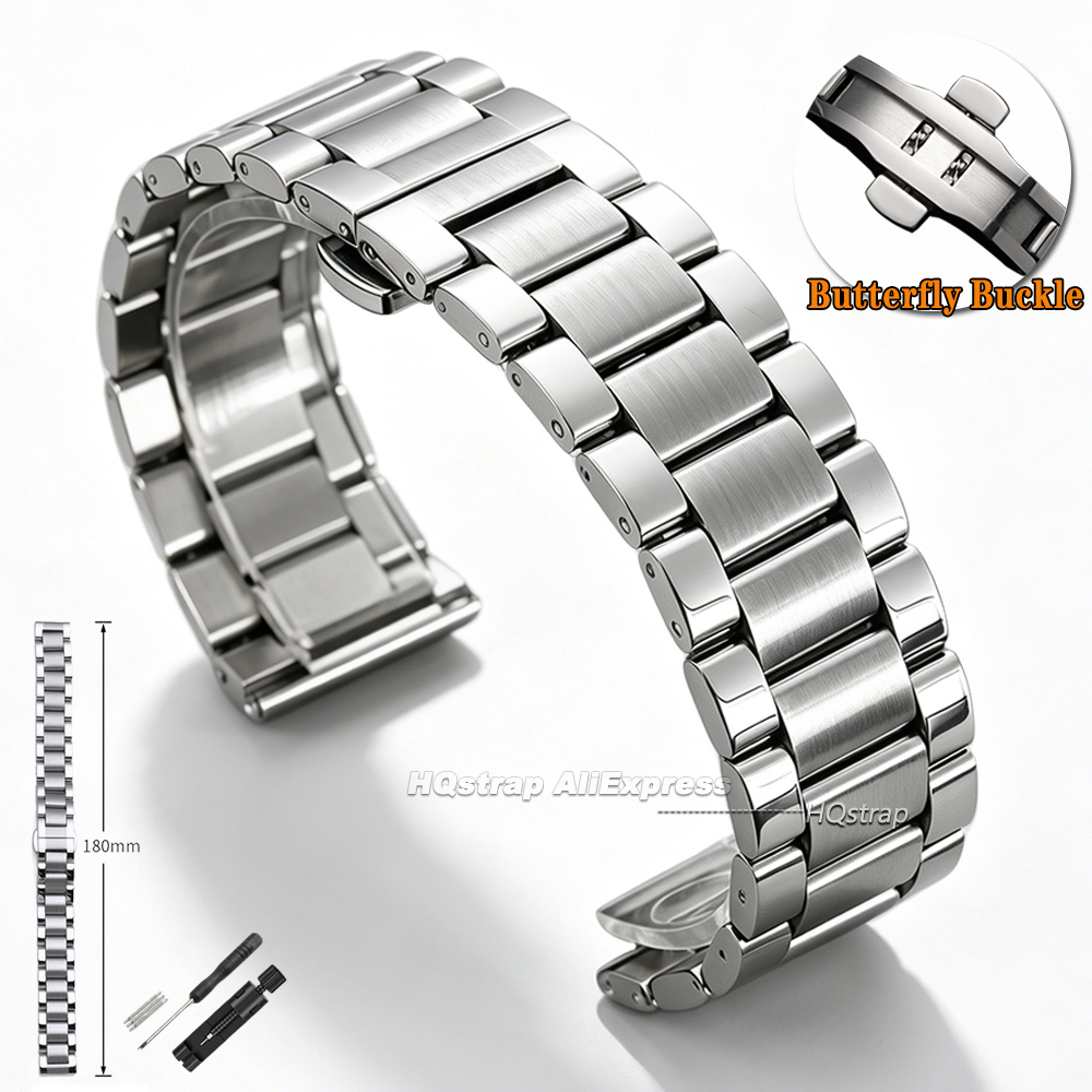 Stainless Steel Watch Band 14m - Watches Rolex Smartwatch ulasan dan harga