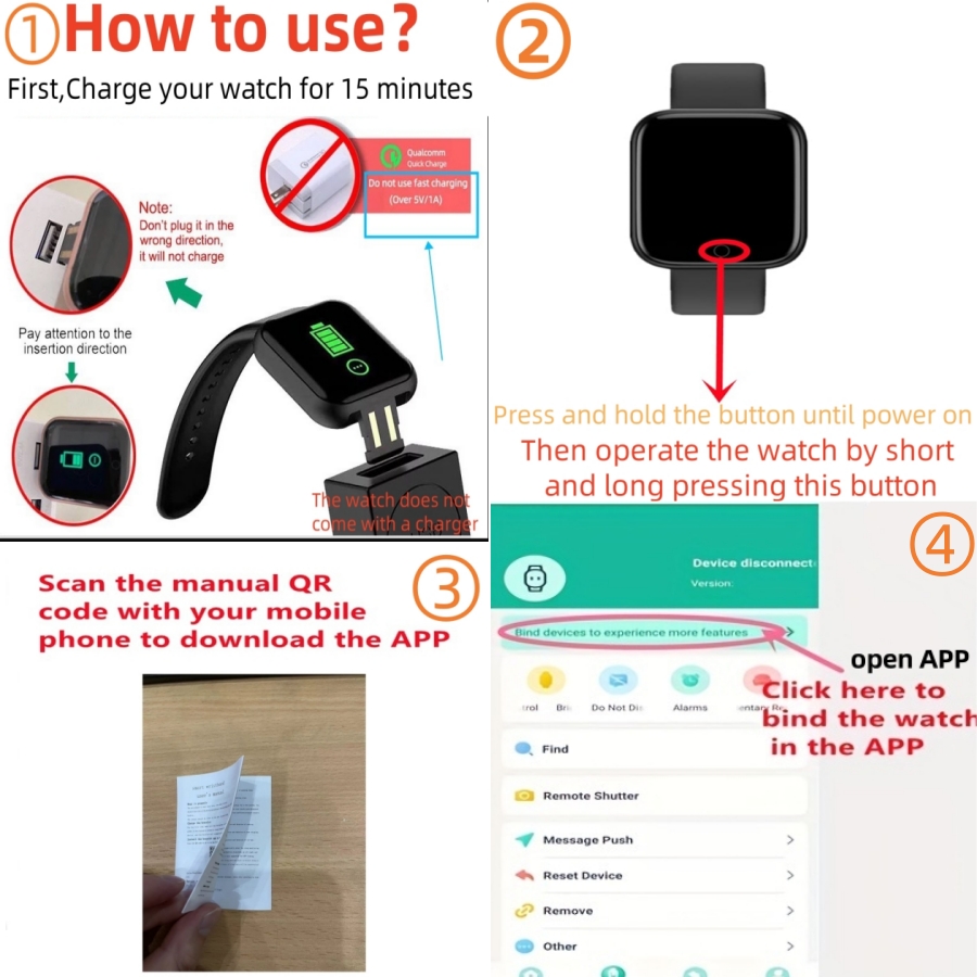 Smart Watch Message Remind Mus - Smartwatch Watches For Kids ulasan dan harga
