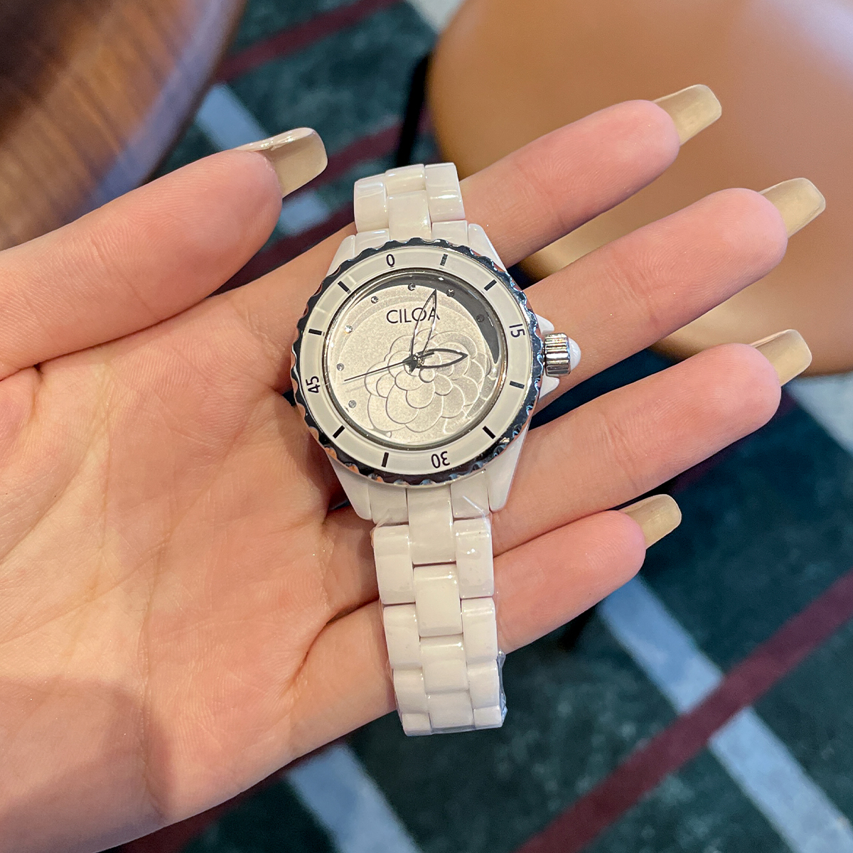 Camellia watch 2025 new women' - Luxury Ceramic Watch ulasan dan harga