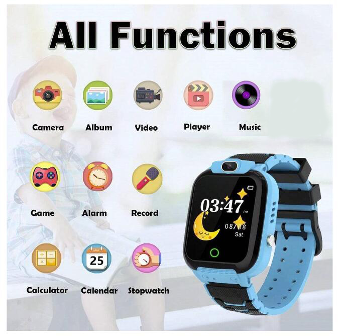 Smart Watch Kids 1.44' HD Scre - Smartwatch Watches Birthday Gift For Boys ulasan dan harga