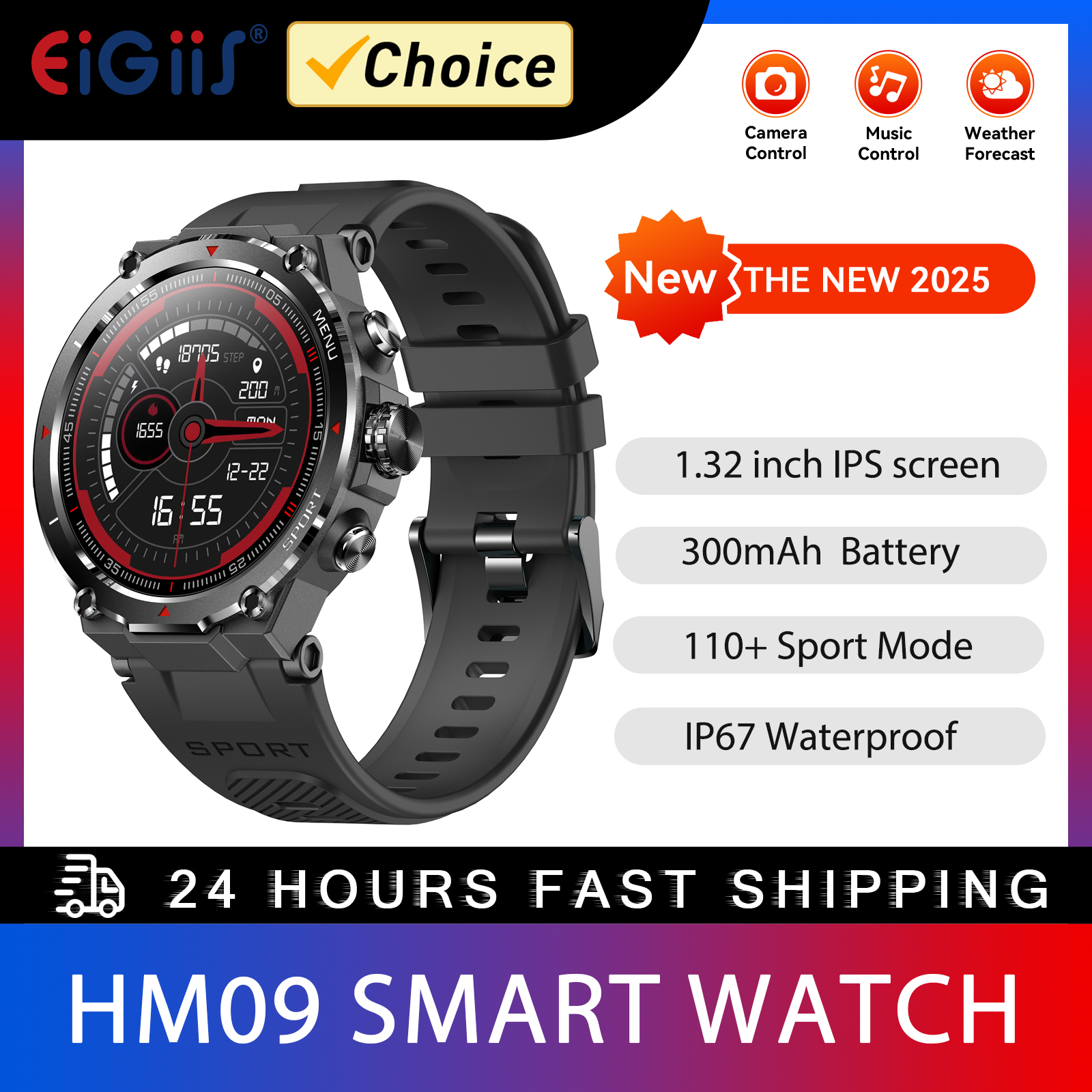 EIGIIS Military Smart Watch fo - Smartwatch I Watches ulasan dan harga