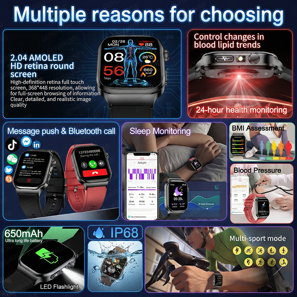 2026 New Accurate Diagnosis Sm - Smartwatch Professional Watches For Men ulasan dan harga