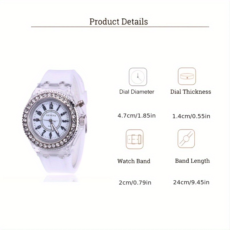 Luminous Round Digital Watches - Minimalist Thin Watch ulasan dan harga