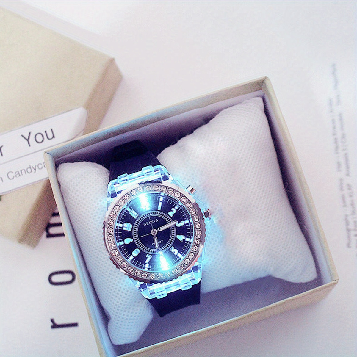 Luminous Round Digital Watches - Minimalist Thin Watch ulasan dan harga