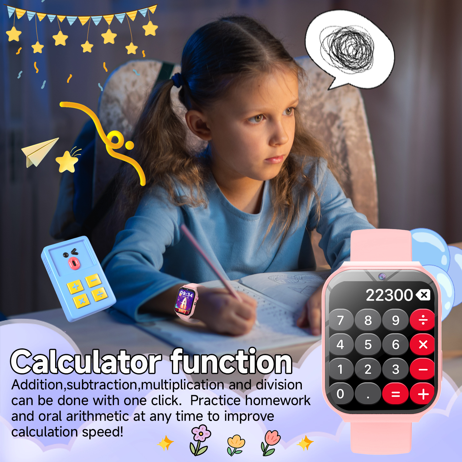 Study Partners for Kids HD Cam - Smartwatch Watches Birthday Gift For Boys ulasan dan harga