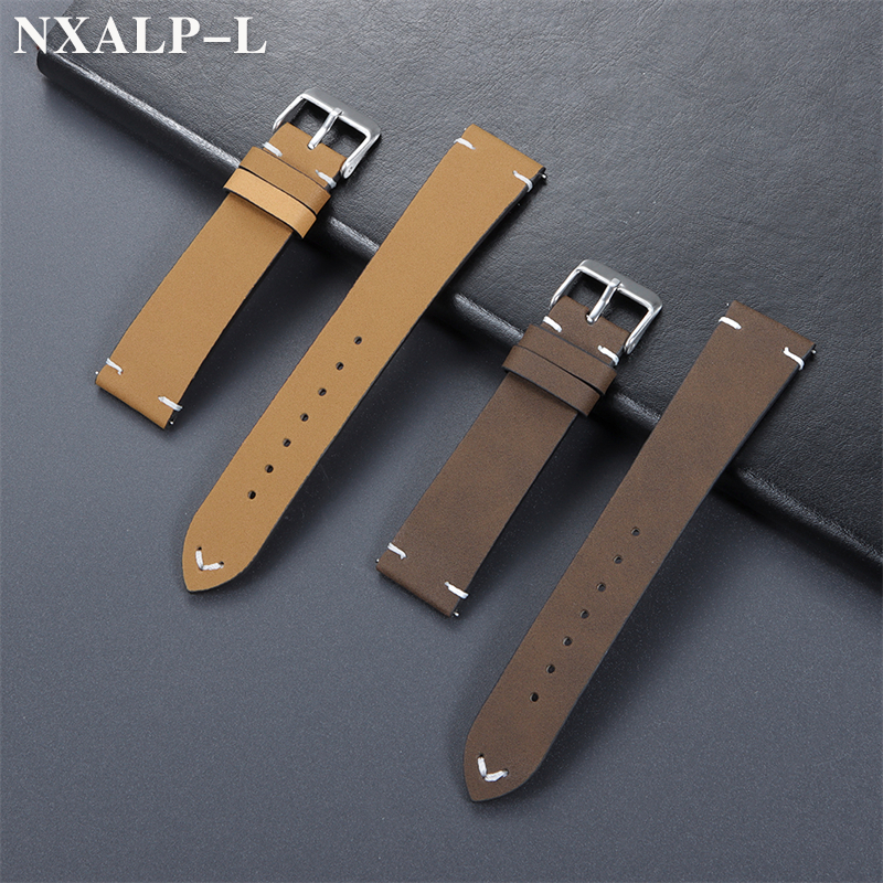 Vintage Leather Watch Band 20m - Watches Rolex Smartwatch ulasan dan harga