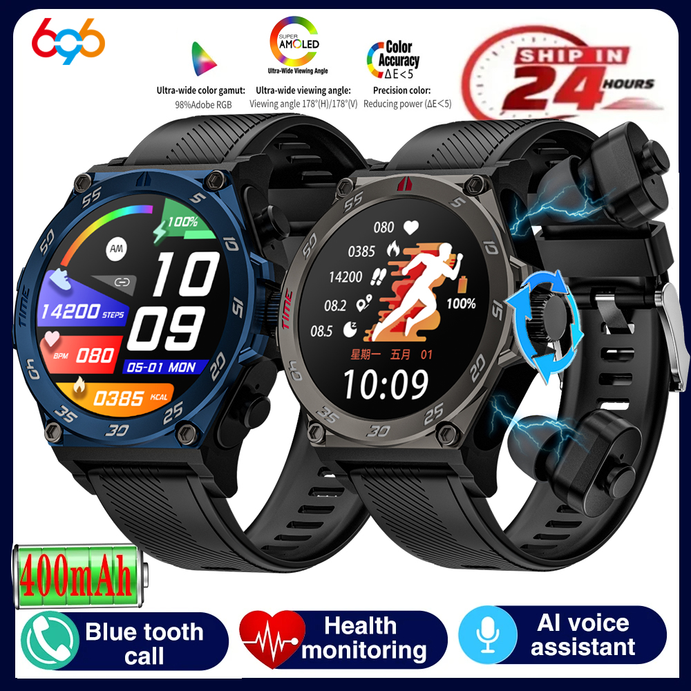 696 Newest TWS Noise Reduction - Smartwatch Noise Watches For Men ulasan dan harga