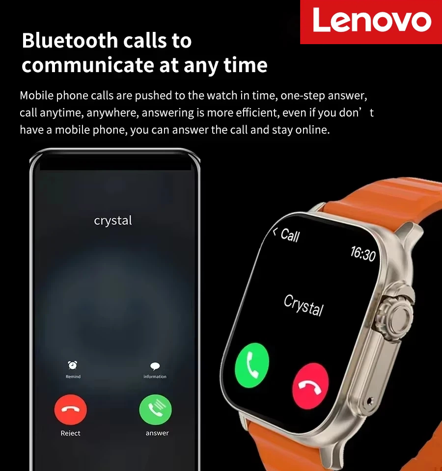 Lenovo C90 Ultra 2 Smart Watch - Smartwatch Professional Watches For Men ulasan dan harga