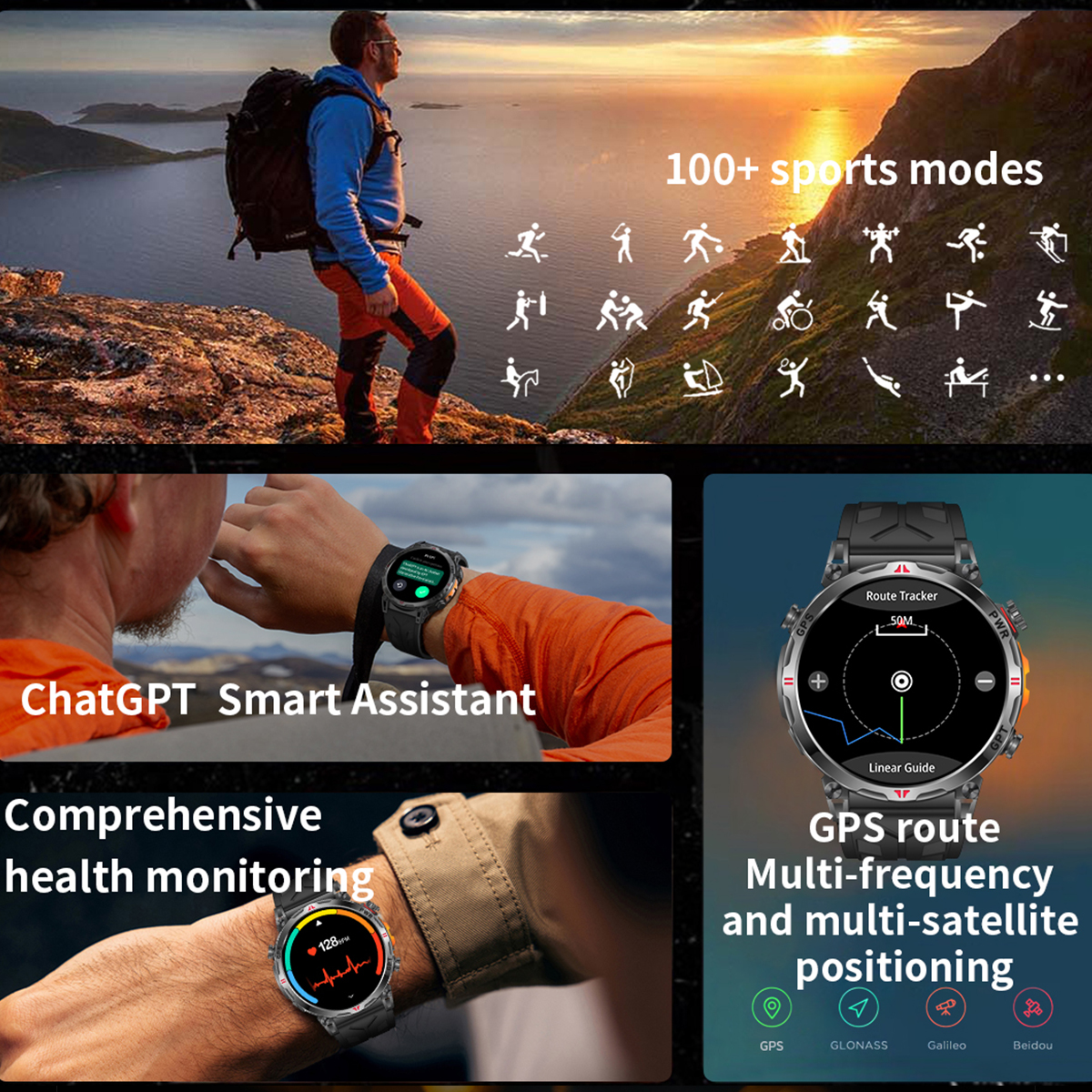 Swimming Waterproof Smart Watc - Watch Vs Smartwatch ulasan dan harga