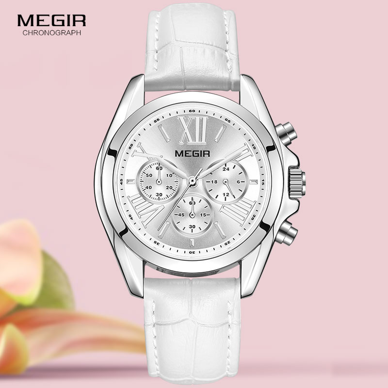 MEGIR2019 New Luxury Leather W - Minimalist Thin Watch ulasan dan harga
