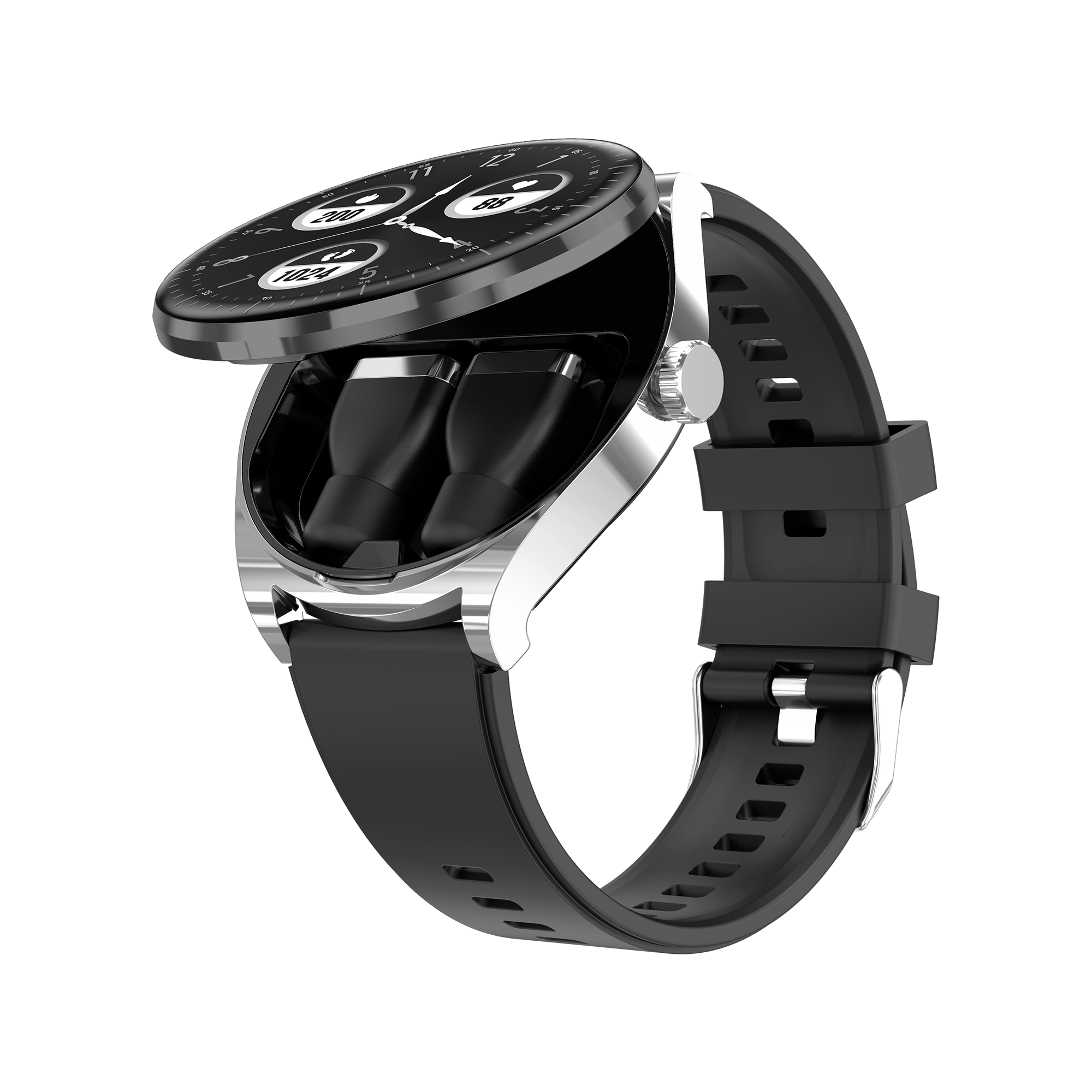 TWS 2-in-1 Headset Smart Watch - Smartwatch Noise Watches For Men ulasan dan harga