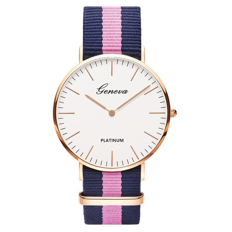 Classic Fashion Stripe Nylon B - Smartwatch Watches Brands For Women ulasan dan harga