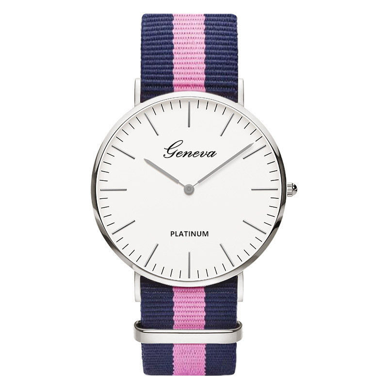 Classic Fashion Stripe Nylon B - Smartwatch Watches Brands For Women ulasan dan harga