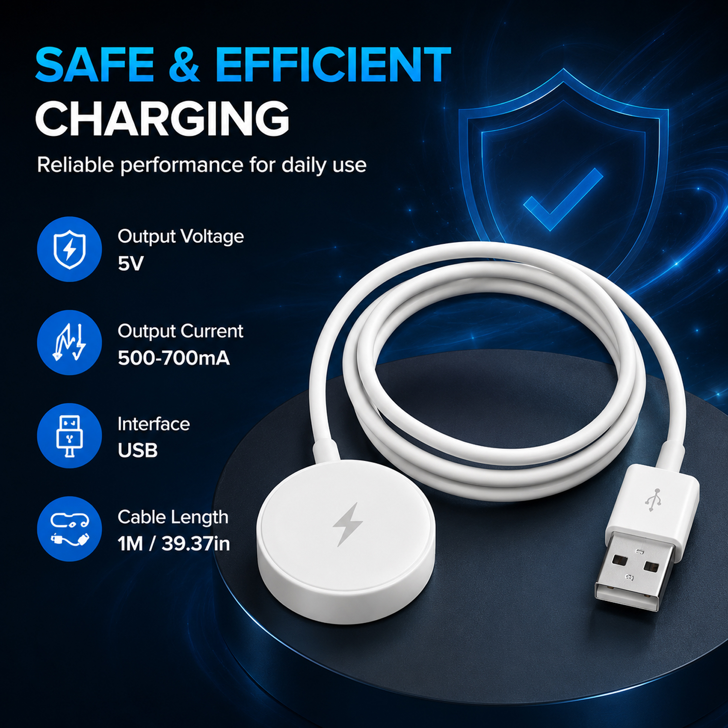 USB Magnetic Charging Cable Fo - Fossil Watches Smartwatch Charger ulasan dan harga