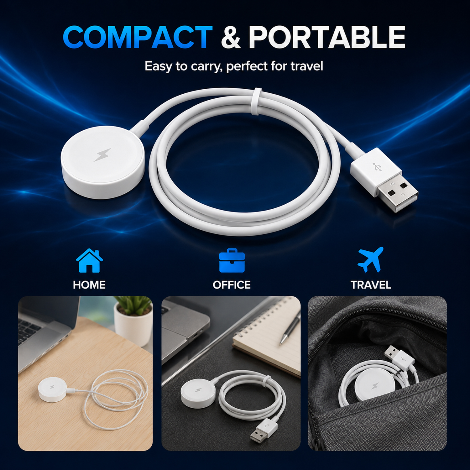 USB Magnetic Charging Cable Fo - Fossil Watches Smartwatch Charger ulasan dan harga