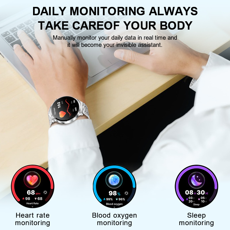 New Smart Watch Men TWS 2-in-1 - Smartwatch Noise Watches For Men ulasan dan harga