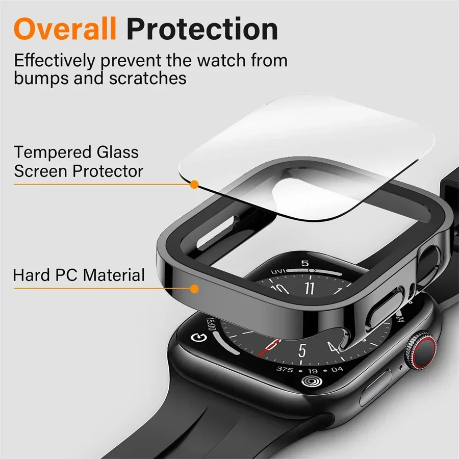 Glass+cover For Apple Watch ca - Smartwatch Watches For Girls ulasan dan harga