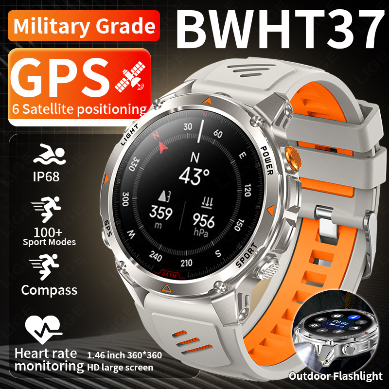 LIGE Rugged GPS Track Smart Wa - Smartwatch I Watches ulasan dan harga