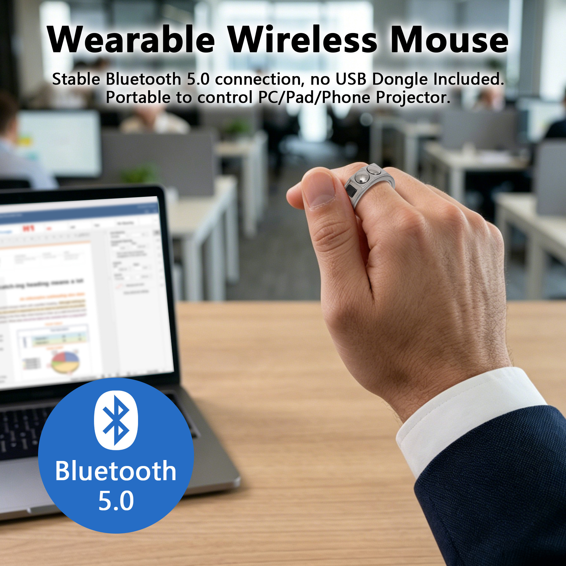 Smart mouse ring ring PPT demo - Smartwatch I Watches ulasan dan harga