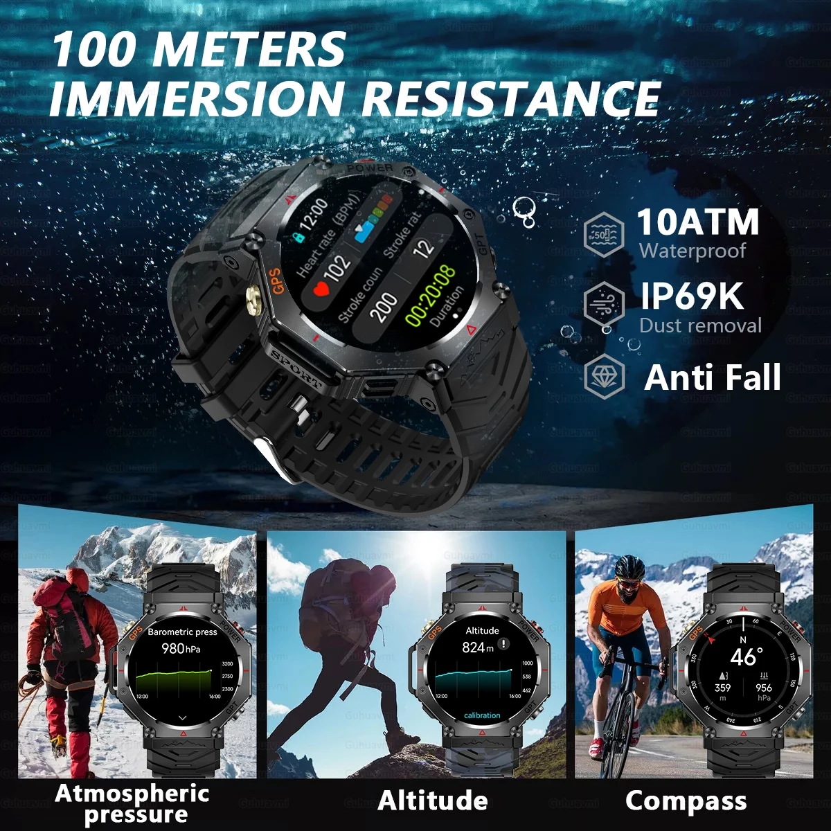 2026 New Adult Outdoor X-sport - Smartwatch Timex Watches For Men ulasan dan harga