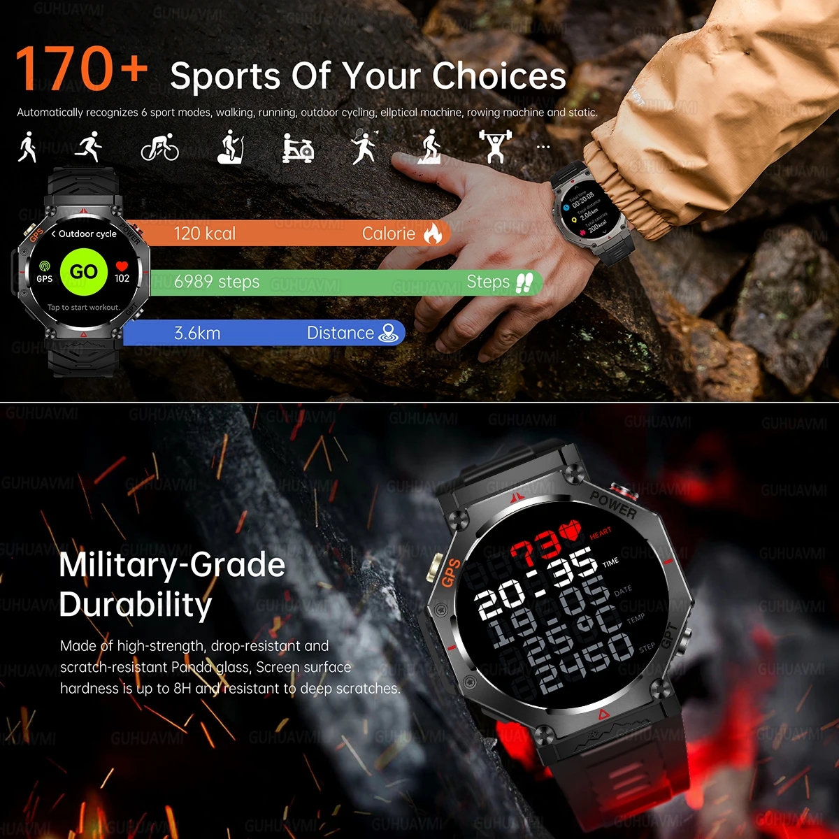 2026 New Adult Outdoor X-sport - Smartwatch Timex Watches For Men ulasan dan harga