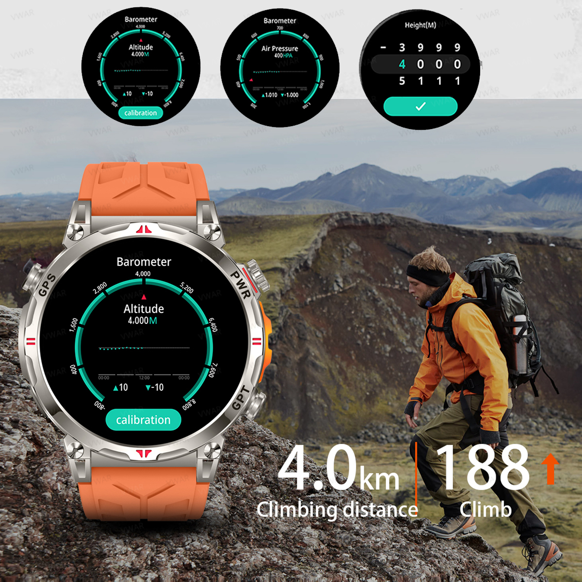 VWAR Air5 Ultra GPS Smartwatch - Watch Vs Smartwatch ulasan dan harga