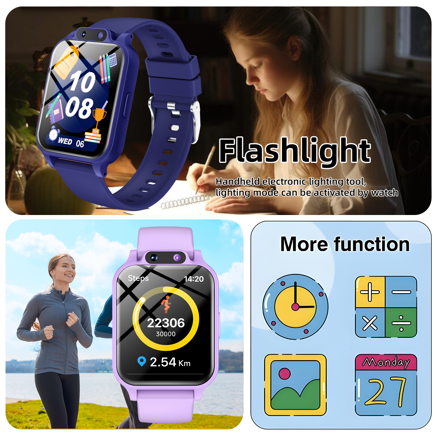 2026 Kids Study Partner Smartw - Smartwatch Watches Birthday Gift For Boys ulasan dan harga