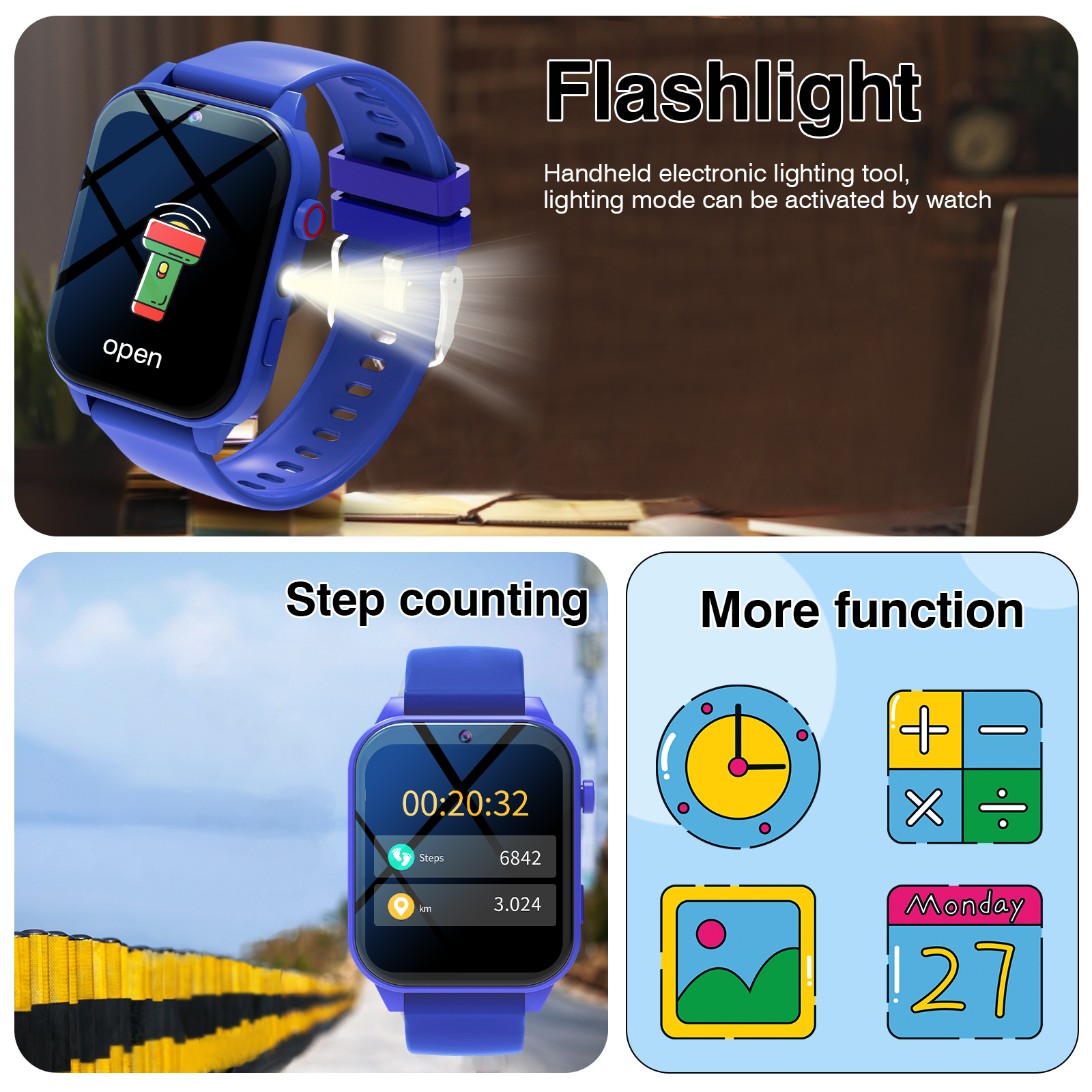 Kids′s Smart Watch 18 Games Ca - Smartwatch Watches For Kids ulasan dan harga