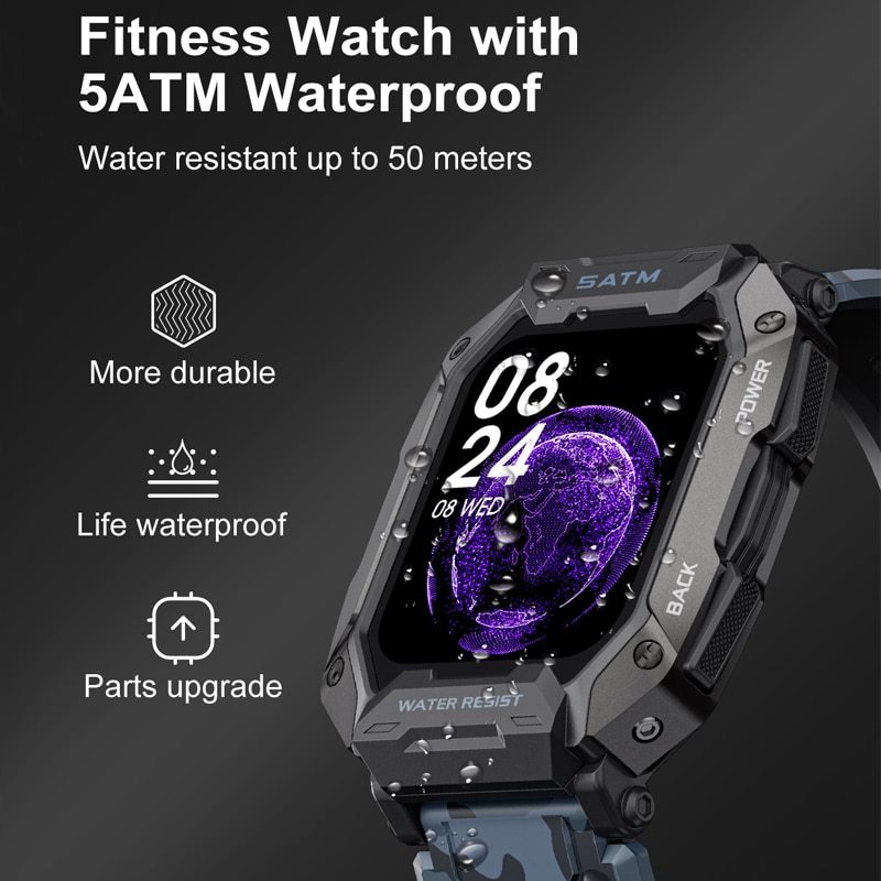 LIGE New Smart Watch For Men B - Smartwatch Timex Watches For Men ulasan dan harga